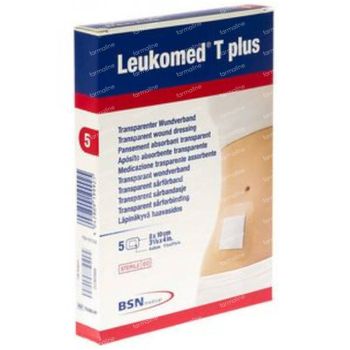Leukomed T Plus Skin Sensitive 8x10cm 5 pièces