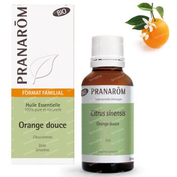 Pranarôm Huile Essentielle Zeste Orange Douce Bio 30 ml