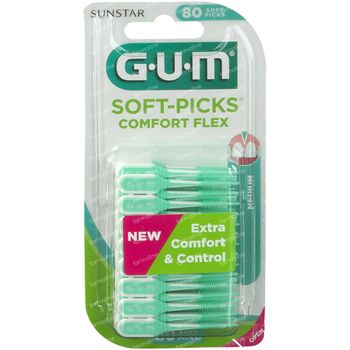 GUM Soft-Picks Comfort Flex Medium 80 stuks