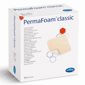 Hartmann Permafoam Classic Pansement en Mousse 20x20cm 10 pièces