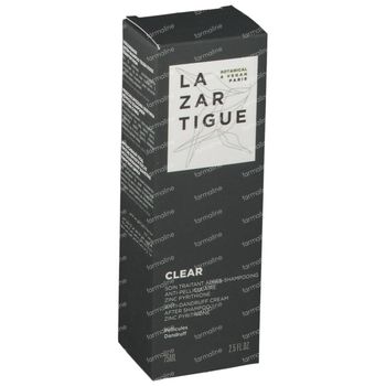 Lazartigue Clear Anti-Dandruff Cream After-Shampoo Zinc Pyrithione 75 ml