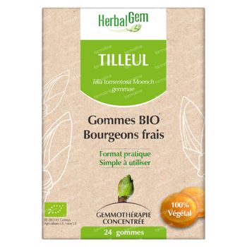 Herbalgem Tilleul Gommes Bio 24 gommes à croquer