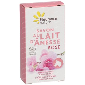 Fleurance Nature Donkey Milk Soap Rose Bio 100 g