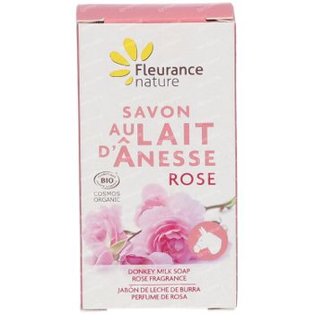 Fleurance Nature Donkey Milk Soap Rose Bio 100 g