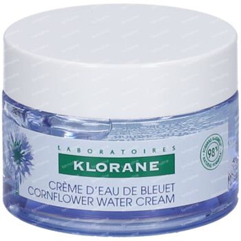 Klorane Cornflower Water Cream with Organic Cornflower & Hyaluronic Acid 50 ml