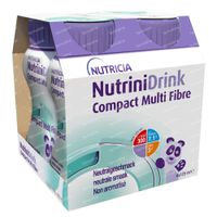 NutriniDrink Compact Multi Fibre Neutraal 4x125 ml