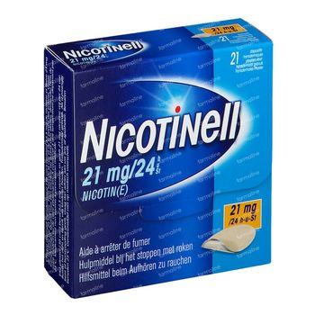 Nicotinell 21mg/24h Pleister voor Transdermaal Gebruik 21 stuks