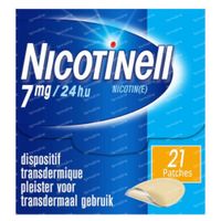Nicotinell 7mg/24h Pleister voor Transdermaal Gebruik 21 stuks