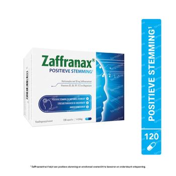 Zaffranax® Positieve Stemming 120 capsules