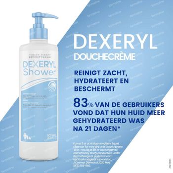 Dexeryl Shower Douchecrème Droge Huid met Neiging tot Atopie 500 ml crème