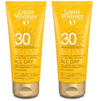 Louis Widmer All Day SPF30 Légèrement Parfumé DUO 2x100 ml