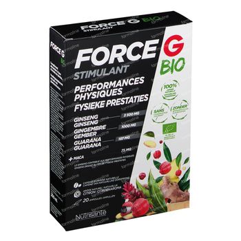 Nutrisanté Force G Bio Stimulant 20 ampoules