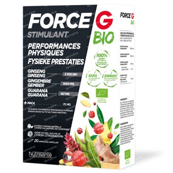 Nutrisanté Force G Bio Stimulant 20 ampoules