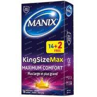 Manix KingSizeMax Maximum Comfort Condoms 14 st