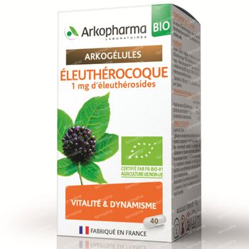 Arkocaps Éleuthérocoque Bio 40 capsules