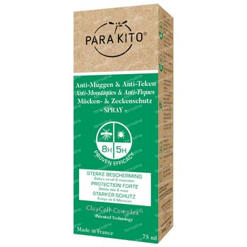 Para'Kito® Anti-Moustiques 8h & Anti-Tiques 5h 75 ml spray