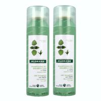 Klorane Dry Shampoo with Nettle Oil Control DUO 2x150 ml spray