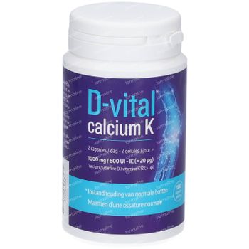 D-Vital Calcium K 180 capsules