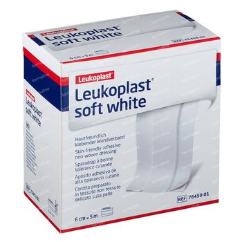 Leukoplast Soft White Bandage 6 cm x 5 m 1 pièce