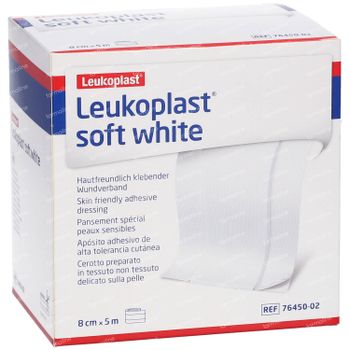 Leukoplast Soft White Bandage 8 cm x 5 cm 1 pièce