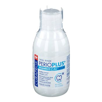 Curaprox Perio Plus+ Regenerate Bain de Bouche 200 ml collutoire, eau buccale
