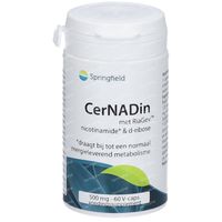 Springfield Cernadin Nicotinamide & D-Ribose 500 mg 60 capsules
