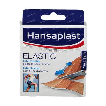 Hansaplast Elastic 1 m x 8 cm 1 pièce