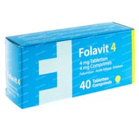 Folavit 4mg 40 tabletten