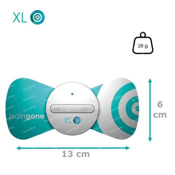Paingone XL - TENS Elektroden - Verlicht Pijnzones zonder Medicatie 1 stuk
