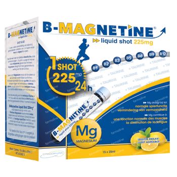B-Magnetine Liquid Shot 225mg 15x25 ml