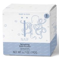 Naïf Baby & Kids Splashing Bath Bombs 8 pièces