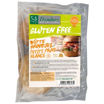 Damhert Gluten Free Witte Broodjes 120 g