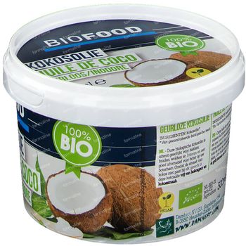 Biofood Biologische Kokosolie Gebleekt 500 ml