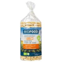 Biofood Biologische Maiswafels met Lijnzaad 150 g