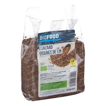 Biofood Graines de Lin BIO 500 g