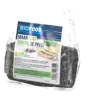 Biofood Maanzaad Bio 125 g