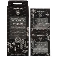 Apivita Express Beauty Gelaatsmasker Propolis 2x8 ml
