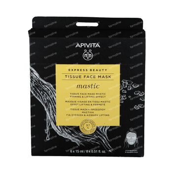 Apivita Express Beauty Tissue Masque Facial Mastic 15 ml