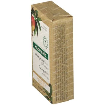 Klorane Shampoo Bar Droog Haar Mango 80 g