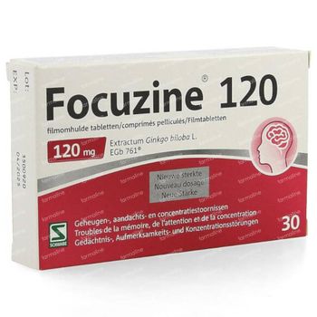 Focuzine 120mg 30 tabletten