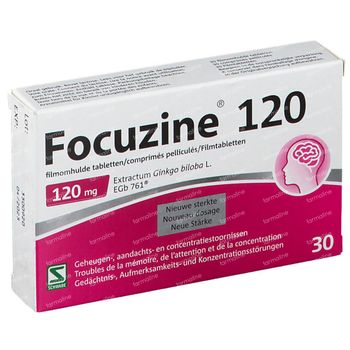 Focuzine 120mg 30 tabletten