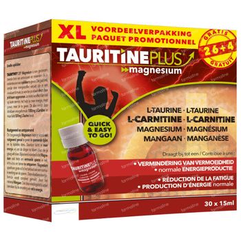 Tauritine Plus Magnésium 30x15 ml ampoules