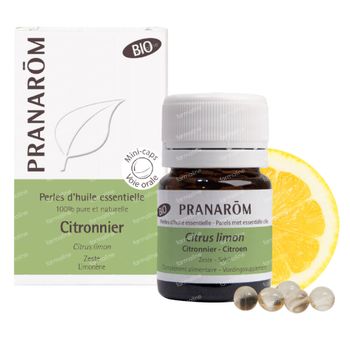Pranarôm Aromaperles Citronnier Bio 60 perles
