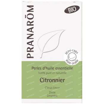 Pranarôm Aromaperles Citronnier Bio 60 perles