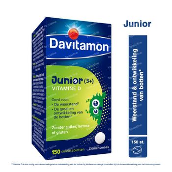 Davitamon Junior Vitamine D 150 smelttabletten