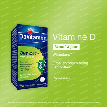 Davitamon Junior Vitamine D 150 smelttabletten