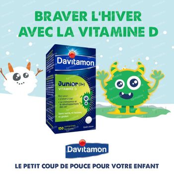 Davitamon Junior Vitamine D 150 comprimés sublinguaux