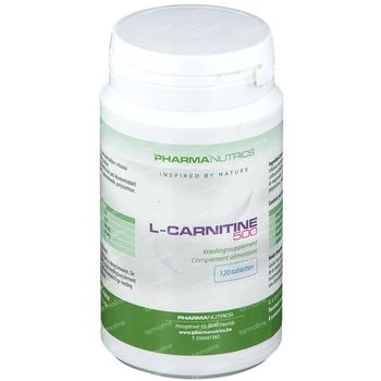Pharmanutrics L-Carnitine 500 120 comprimés