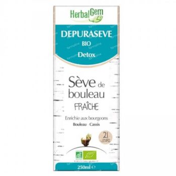 HerbalGem Sève de Bouleau Detox Bio 250 ml