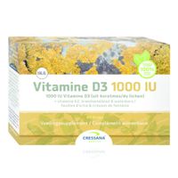 Cressana Vitamine D3 + K2 1000iu 60 capsules